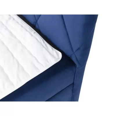 Hotelová manželská postel 180x200 PALMA - modrá + topper ZDARMA