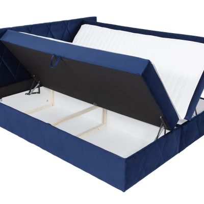 Hotelová manželská postel 160x200 PALMA - růžová + topper ZDARMA