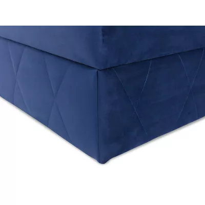 Hotelová manželská postel 140x200 PALMA - světlá šedá + topper ZDARMA