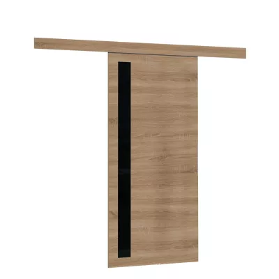 Posuvné interiérové dveře VIGRA 7 - 80 cm, černé / bílé