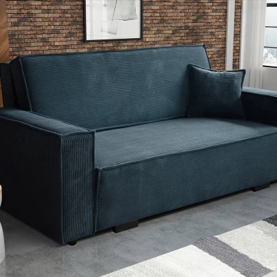 Rozkládací gauč s úložným prostorem CHIAKY 3 - modrý