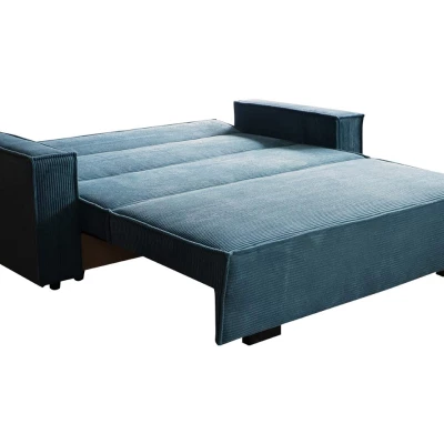 Rozkládací gauč s úložným prostorem CHIAKY 3 - modrý