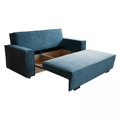 Rozkládací gauč s úložným prostorem CHIAKY 3 - modrý