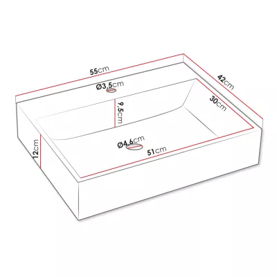 Koupelnová sestava PALOMA 3 - černá + umyvadlo ZDARMA