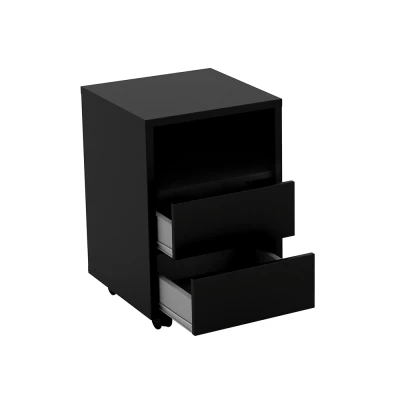 Šuplíky k psacímu stolu AFIBA - černé
