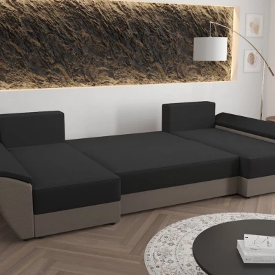 Rozkládací sedací souprava do U OPHELIA - medová