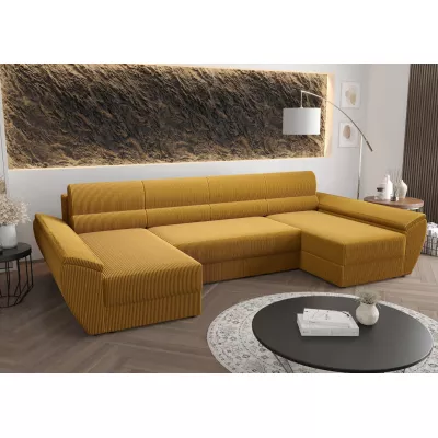 Rozkládací sedací souprava do U OPHELIA - medová