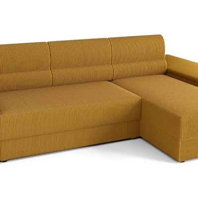 Rozkládací rohová sedací souprava OPHELIA - medová