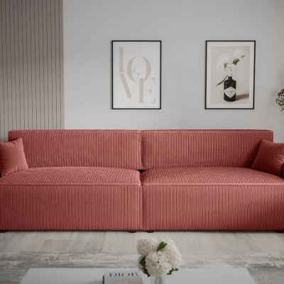 Rozkládací pohovka RADANA - tmavě růžová