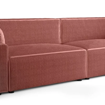 Rozkládací pohovka RADANA - tmavě růžová