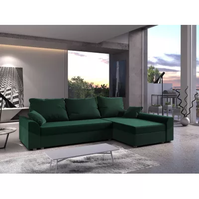 Rohová sedací souprava DAGMAR - zelená