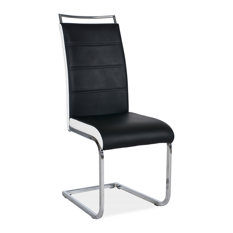 VÝPRODEJ - Čalouněná jídelní židle TALITA 1 - chrom / černá