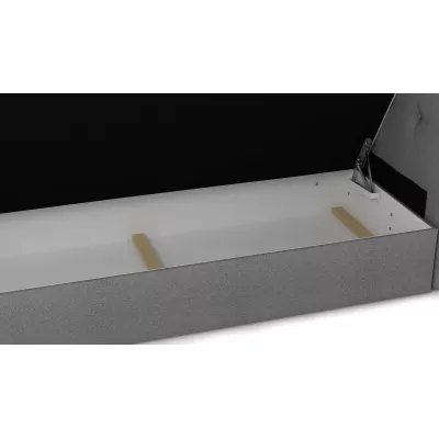 Boxspringová postel s úložným prostorem PURAM - 120x200, černá