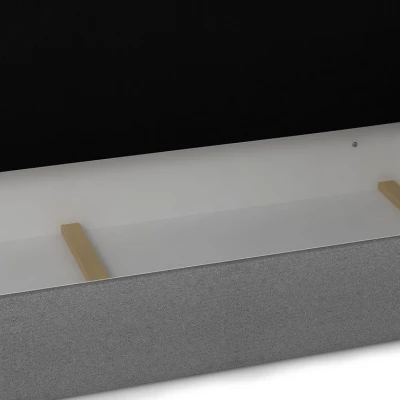 Boxspringová manželská postel VASILISA 1 - 200x200, antracitová