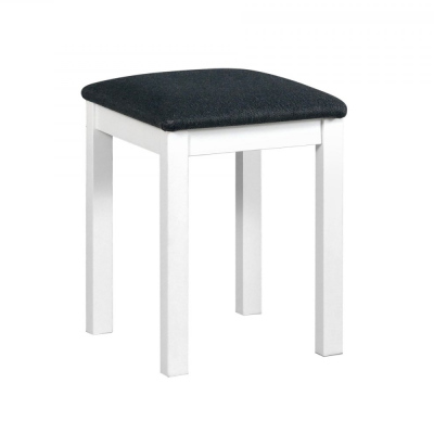 VÝPRODEJ - Jídelní stolička VINCENC 2 - bílá / vzorovaná