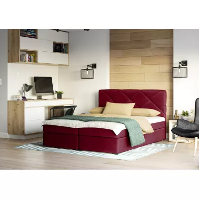 Manželská postel s úložným prostorem KATRIN COMFORT - 180x200, červená