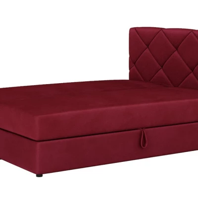 Manželská postel s úložným prostorem KATRIN COMFORT - 140x200, červená