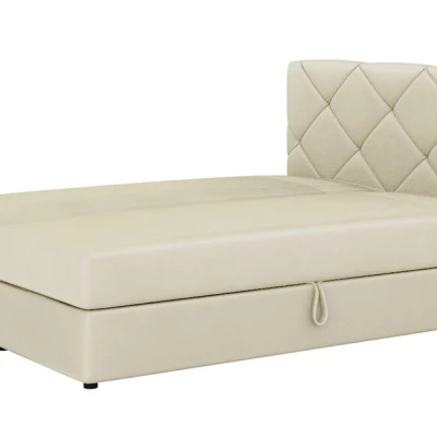 Jednolůžková postel s úložným prostorem KATRIN COMFORT - 120x200, béžová