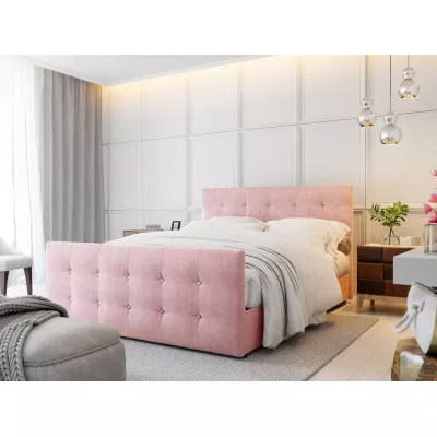 Jednolůžková postel KAUR COMFORT 2 - 120x200, růžová