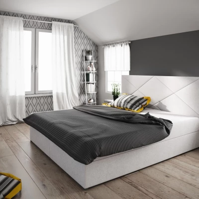 Manželská postel s úložným prostorem STIG COMFORT 4 - 180x200, béžová