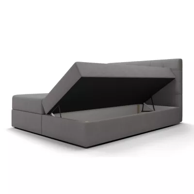 Jednolůžková postel s úložným prostorem STIG COMFORT 4 - 120x200, černá