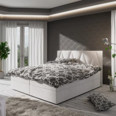 Manželská postel s úložným prostorem STIG COMFORT 3 - 160x200, béžová