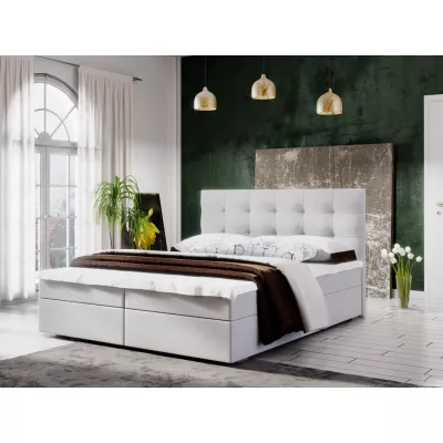 Manželská postel s úložným prostorem STIG 5 - 200x200, béžová