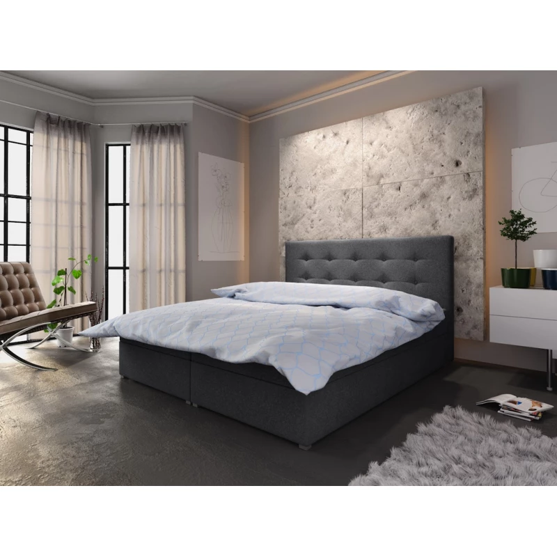 Jednolůžková postel s úložným prostorem STIG 6 - 120x200, šedá