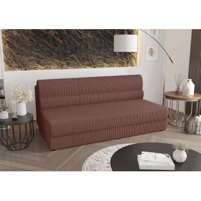 Trojmístná rozkládací pohovka OPHELIA - tmavě růžová