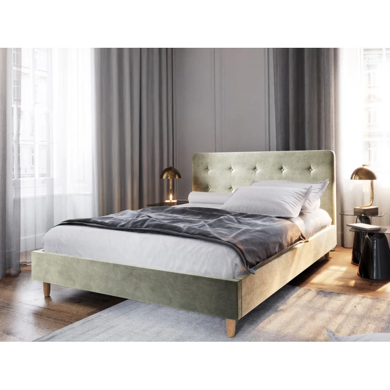 Čalouněná manželská postel NOOR - 180x200, béžová