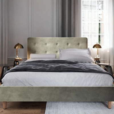 Manželská postel s úložným prostorem NOOR 2 - 160x200, béžová