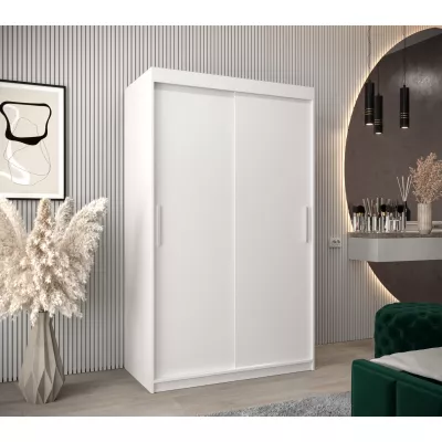 Skříň s posuvnými dveřmi v šířce 120 cm TIMEA - bílá