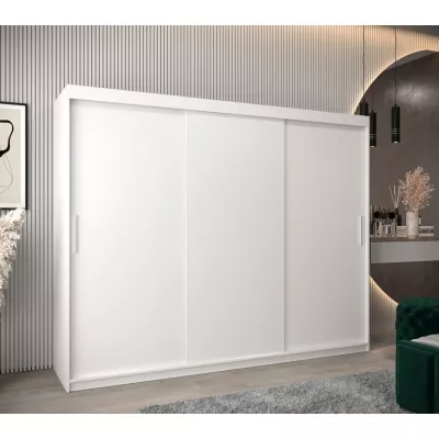 Skříň s posuvnými dveřmi v šířce 250 cm TIMEA - bílá