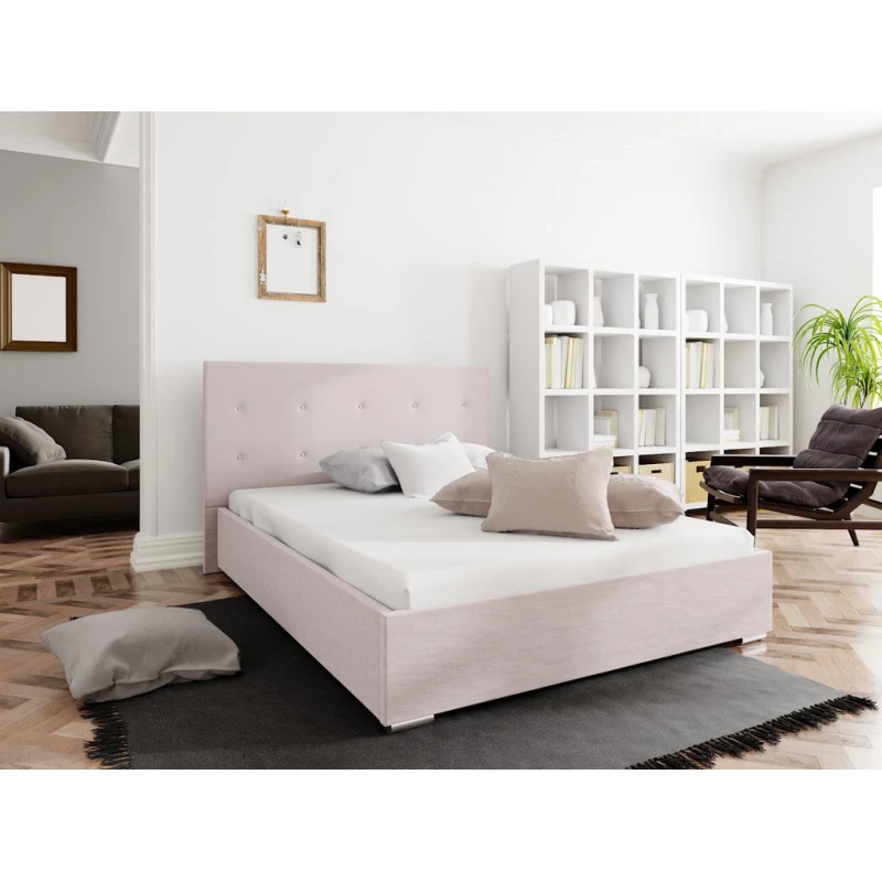 Manželská postel s úložným prostorem FLEK 1 - 160x200, růžová