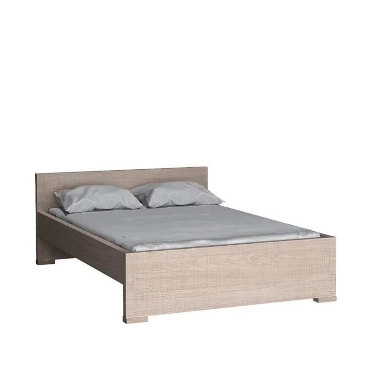Manželská postel TRIXA - 160x200, dub