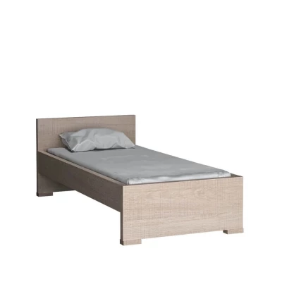 Jednolůžková postel TRIXA - 90x200, dub