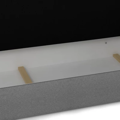 Čalouněná postel s úložným prostorem DELILAH 2 - 140x200, světle zelená