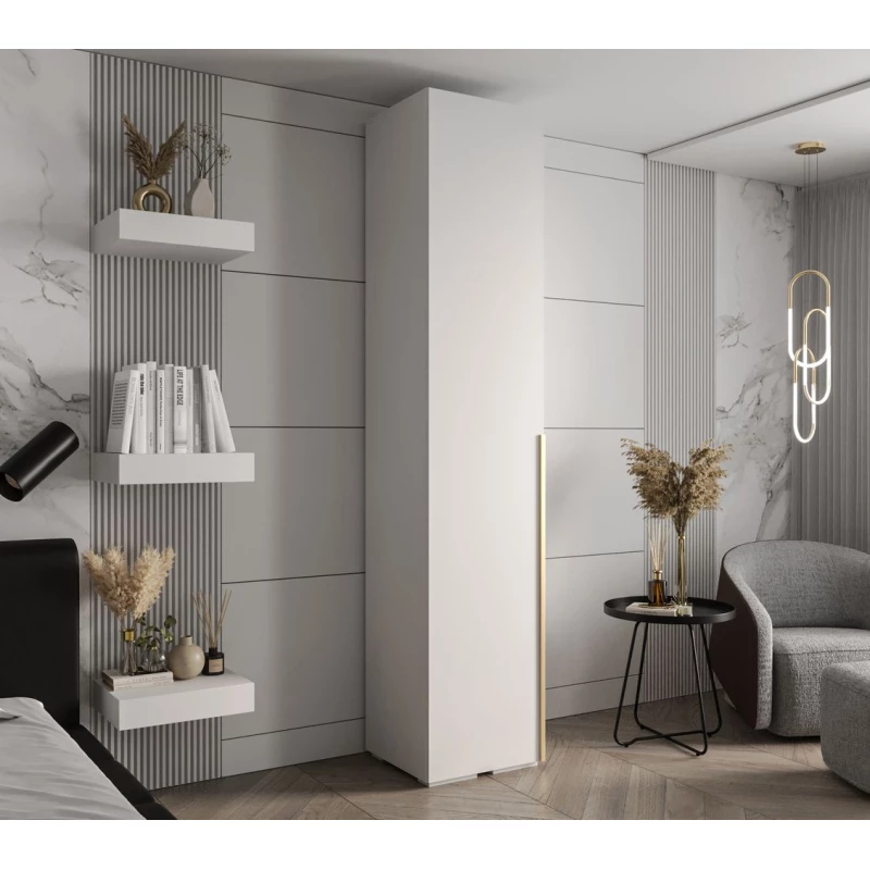 Předsíňová skříň SAVELA 1 - 50 cm, bílá