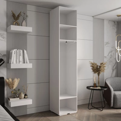 Předsíňová skříň SAVELA 1 - 50 cm, bílá