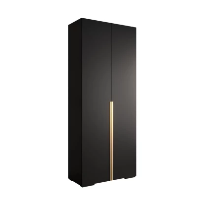 Šatní skříň SAVELA 1 - 100 cm, černá