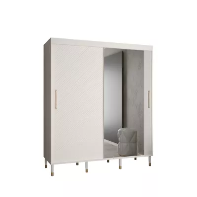 Šatní skříň SHAILA 3 - 180 cm, bílá
