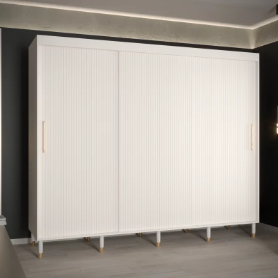 Šatní skříň SHAILA 10 - 250 cm, bílá