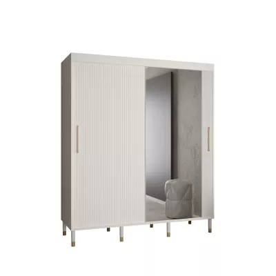Šatní skříň SHAILA 11 - 180 cm, bílá