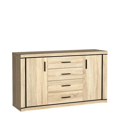 Prostorná komoda AIRA - dub sonoma