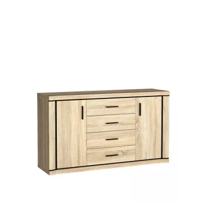 Prostorná komoda AIRA - dub sonoma