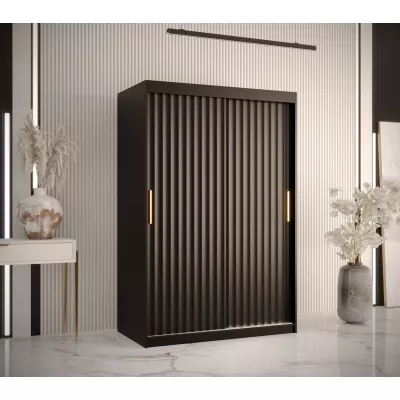 Šatní skříň RADKIN 1 - šířka 120 cm, černá