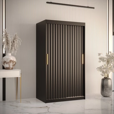 Šatní skříň RADKIN 1 - šířka 100 cm, černá