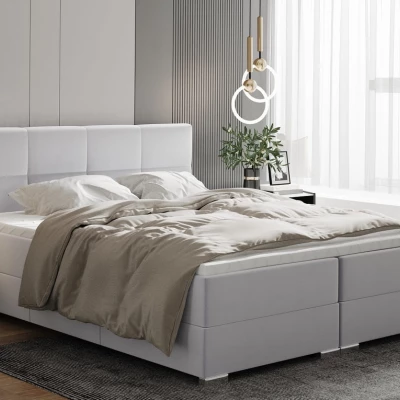 Manželská postel ZORKA 1 - 180x200, šedá + topper