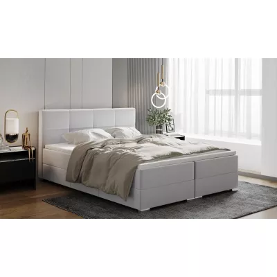 Manželská postel ZORKA 1 - 160x200, šedá + topper