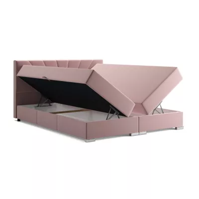 Manželská postel ADIRA 2 - 160x200, růžová